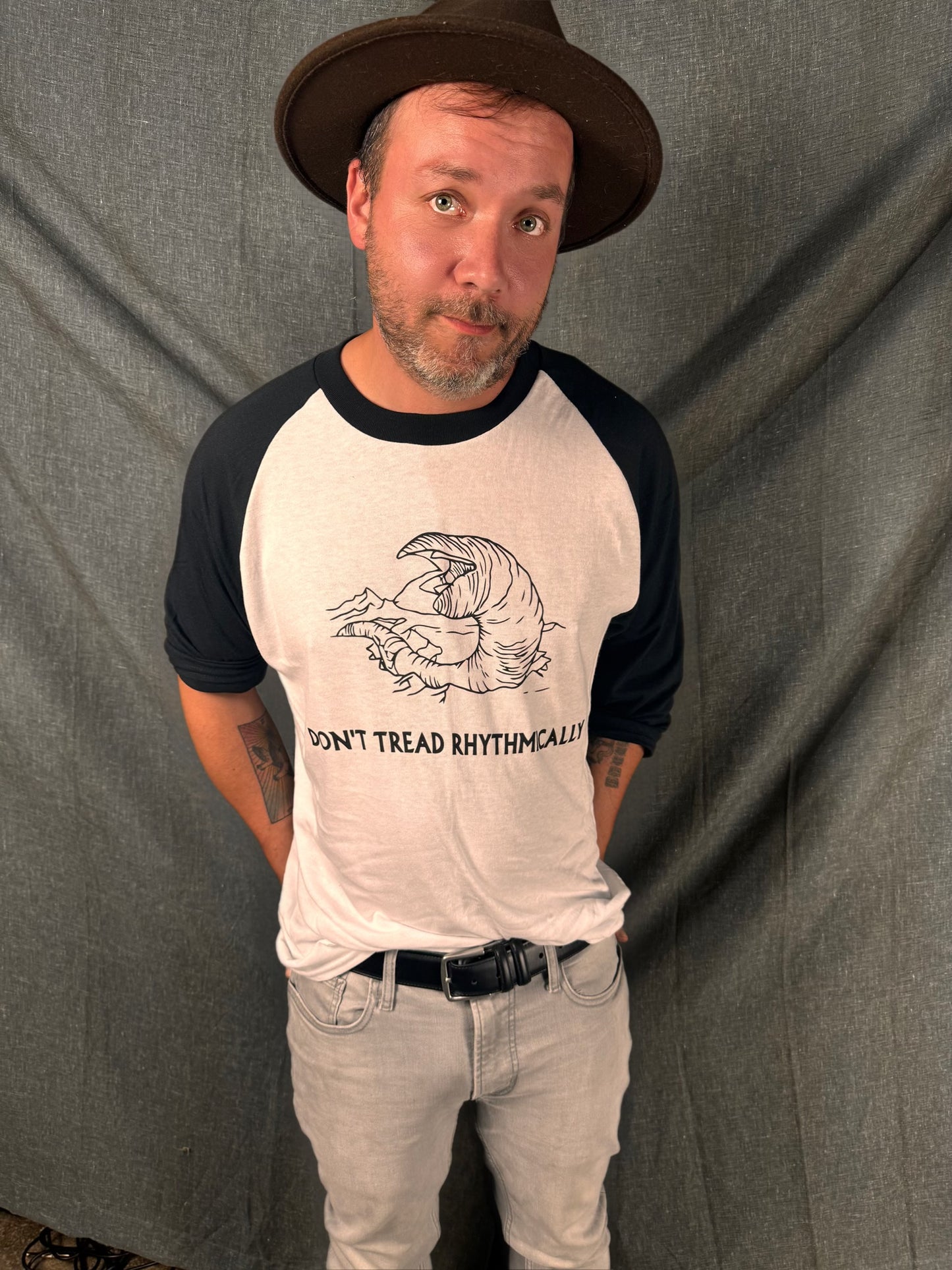 Don’t Tread Rhythmically - Baseball Tee