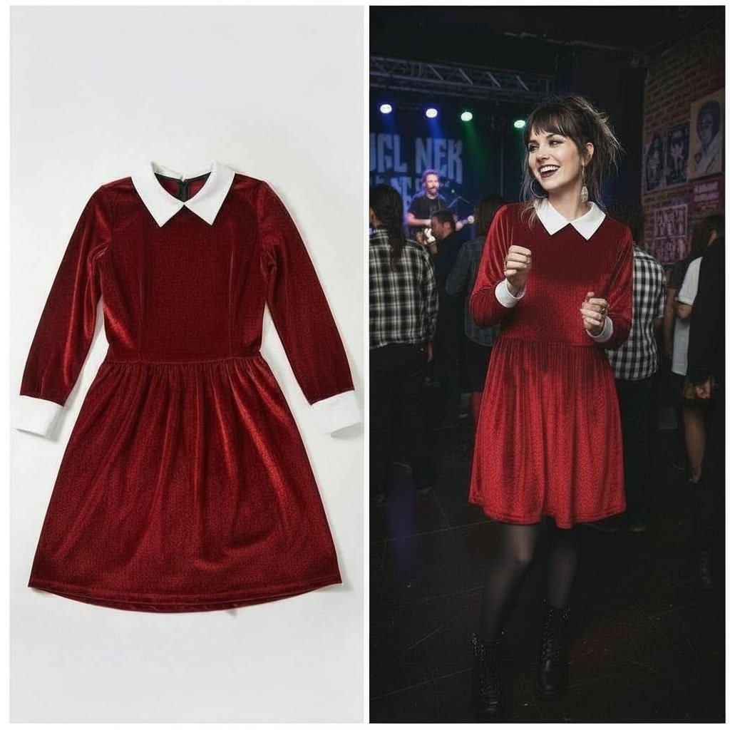 Blood Moon Velvet Dress size Large
