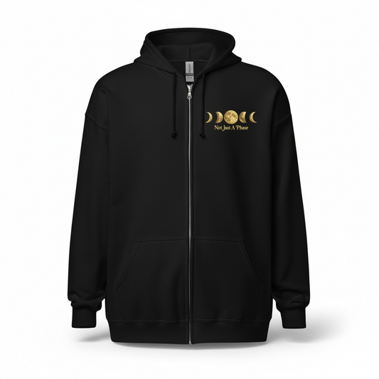 Not Just A Phase Skyclad Zip Up Hoodie