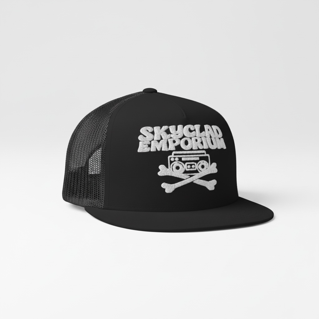 Boom Bones 5 Panel Retro Trucker Hat